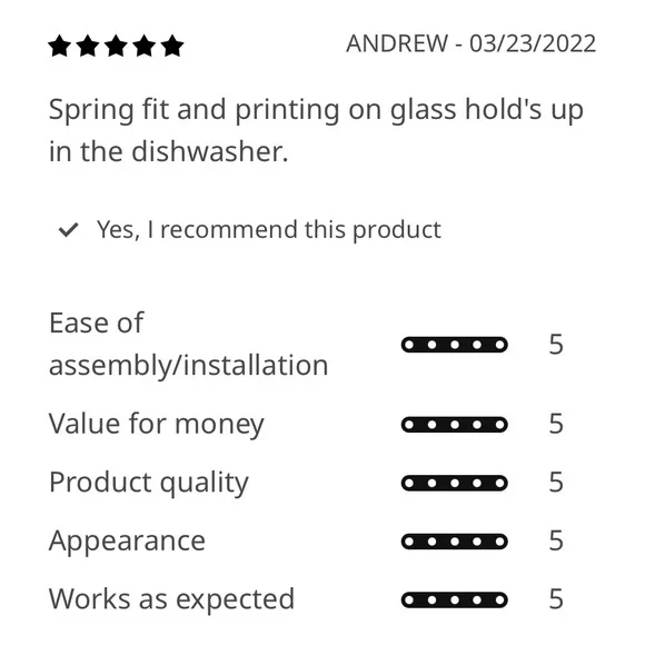 Set of 4 New Glass Leaf Print Glasses - Picture 5 of 8